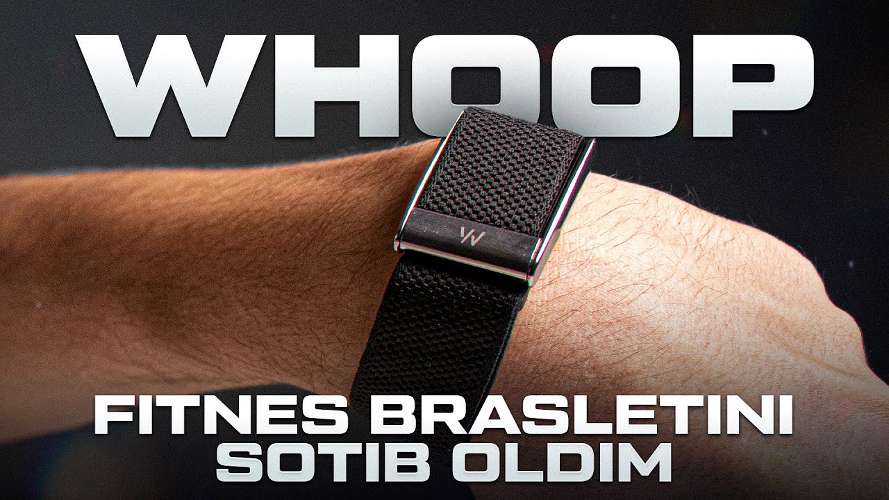Whoop fitnes brasleti - nima bu o'zi? | obzor O'zbek tilida