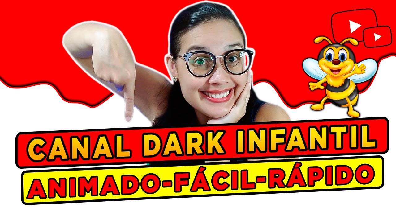 Nova Ideia Fácil e Rápida de Canal Dark Infantil Animado