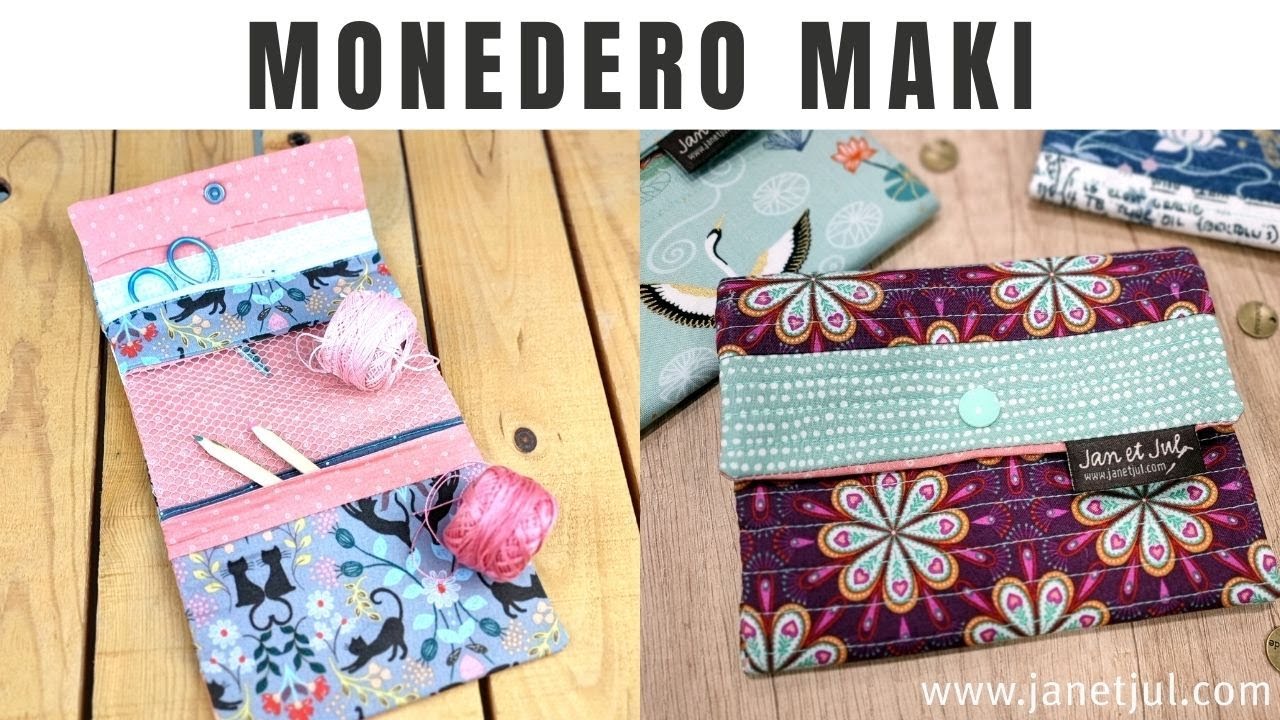 Monedero multiusos con bolsillos, lo llevarás siempre! | Tutorial DIY de Jan et Jul