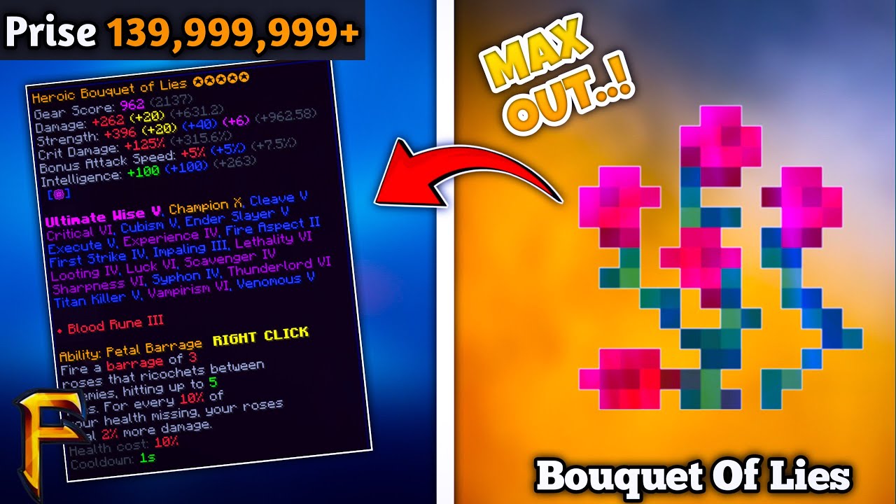 How I MAXED This Weapon in Fakepixel 😳 | Bouquet Of Lies