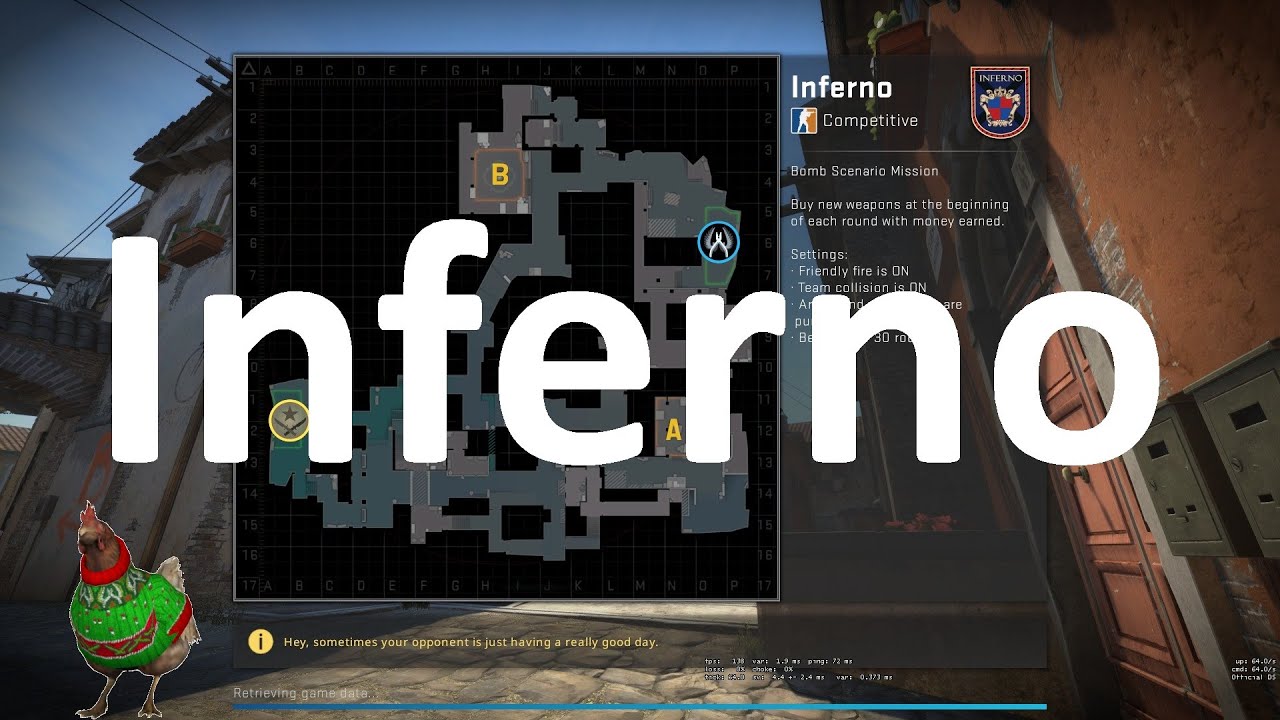 CS:GO Fun with Chickens and Toxic Russian Team on Faceit (Inferno)