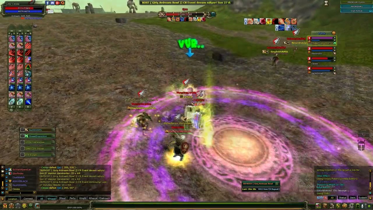 HALLUCINOGEN & Qen 2w2 #ardreamworld #knightonline #ko4fun