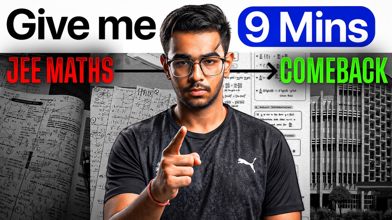 This video GUARANTEES comeback in JEE Maths