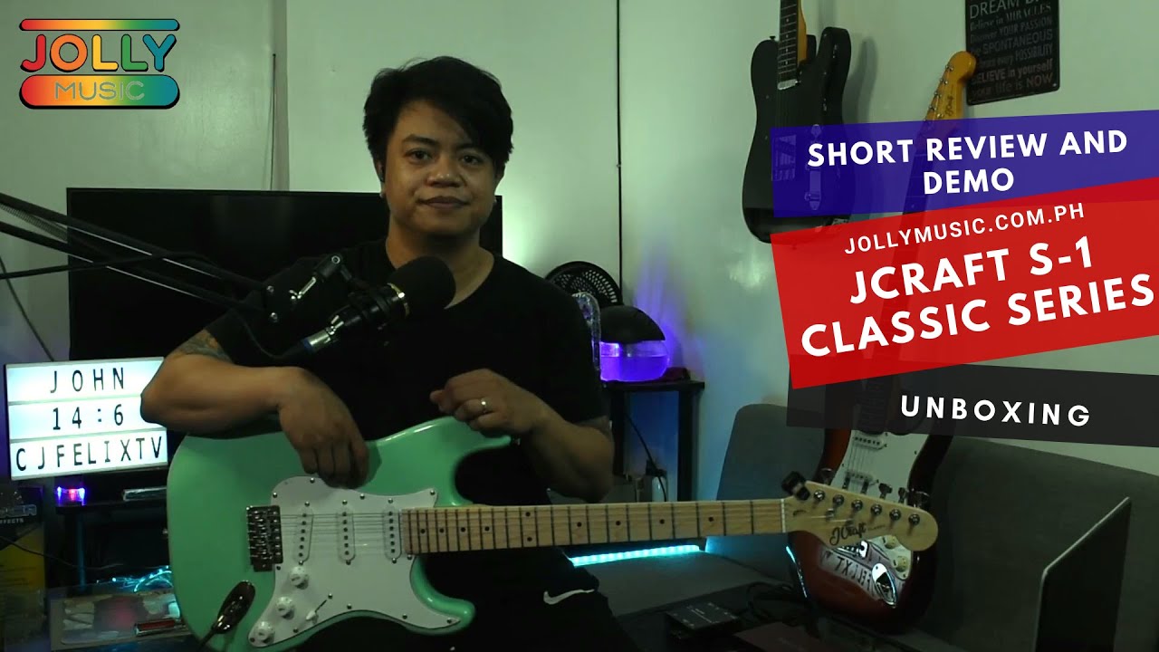 JCraft Classic S-1 Strat 2020 Edition unboxing | short review and demo