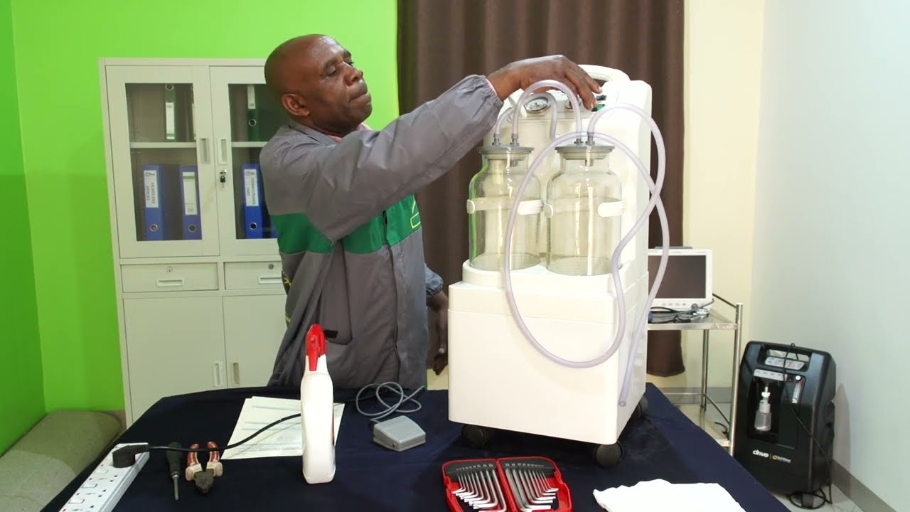 Tutoriel de maintenance préventive de l'Aspirateur à mucosités - Projet Jenga Maarifa 2