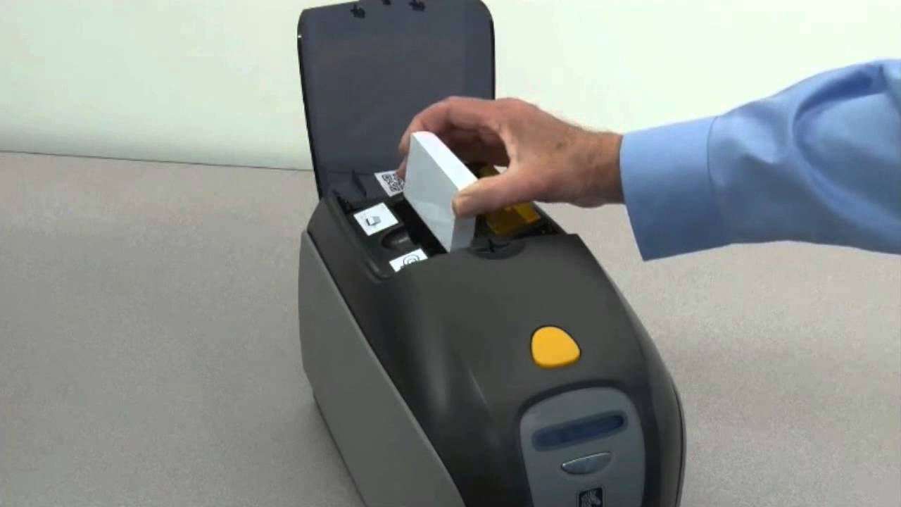 Zebra ZXP Series 1 ID Card Printer - How to Load Cards