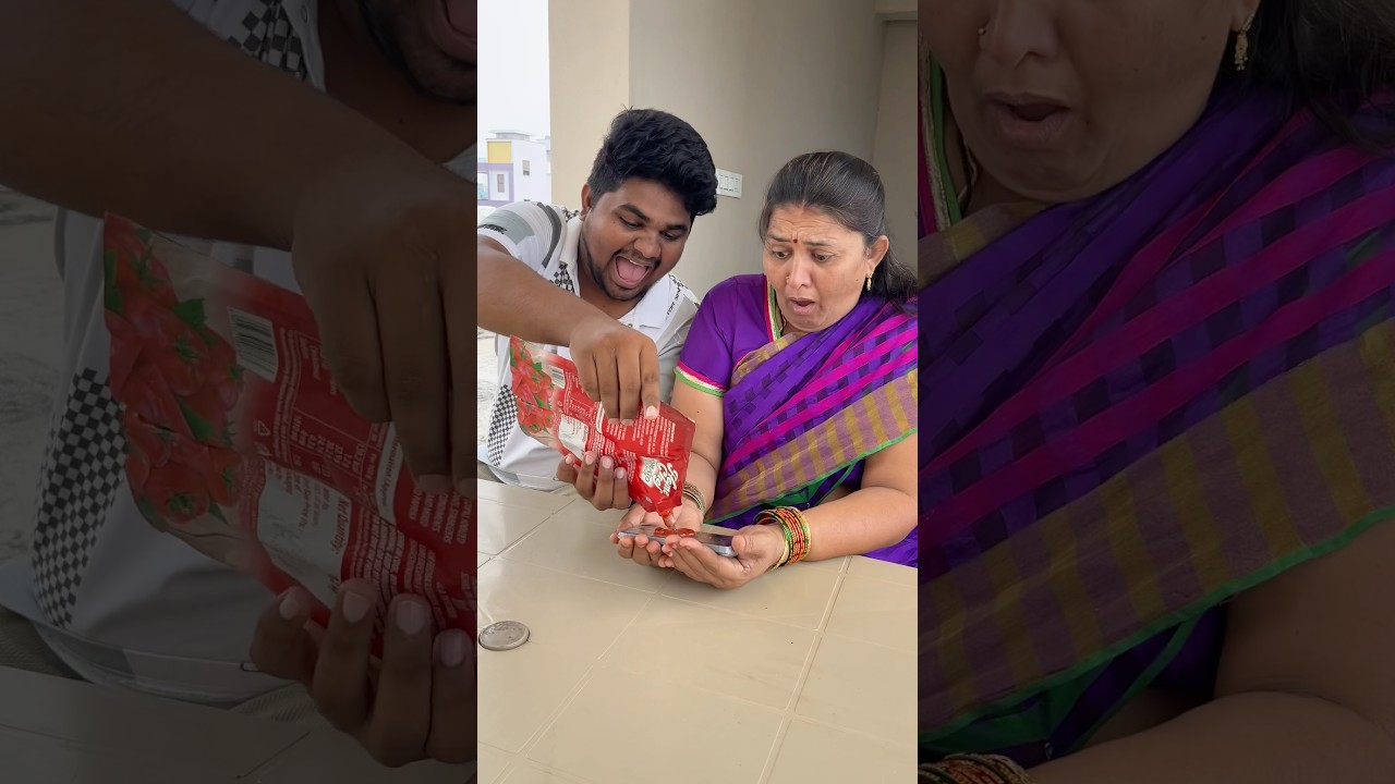 He poured the Souse on Phone 📱😱🤣 #mrteju #shortsviral #comedy #entertainment