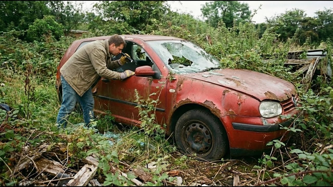 ASMR Car Restoration! Full Restoration 2001 Volkswagen Golf de Deterioro Total a Como Nuevo