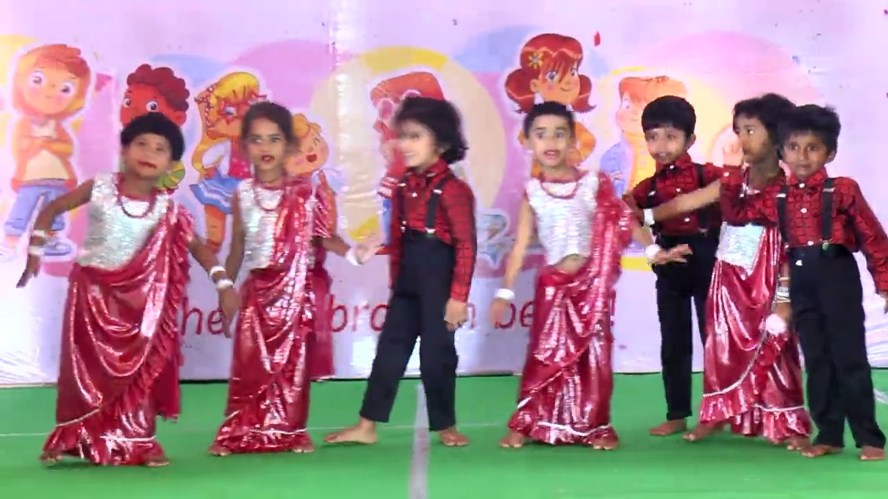 Nursery Kids Dance | Kurchi Madathapetti Song | Annual Day 2025 | Kidzee Tirupattur