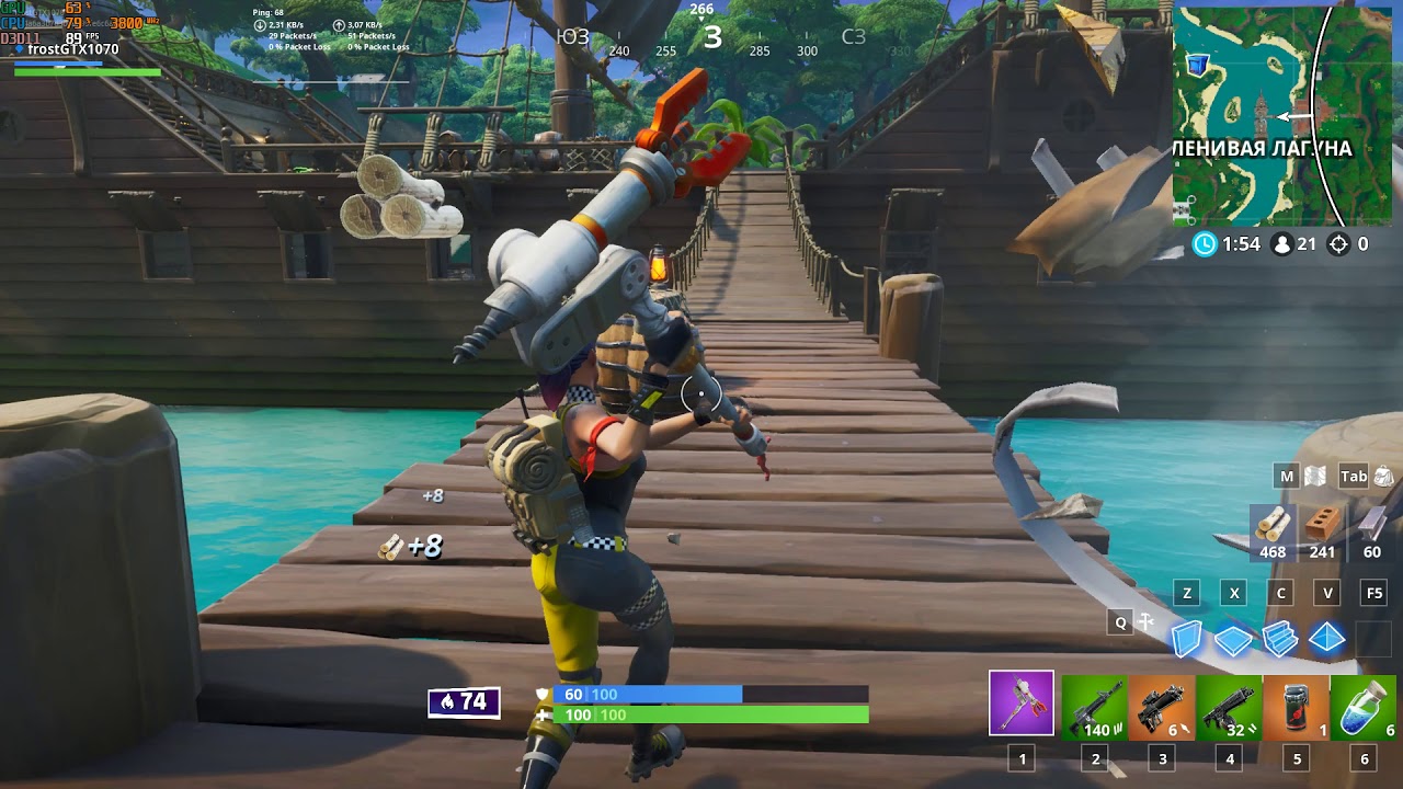 Fortnite Athlon 200ge GTX 1070