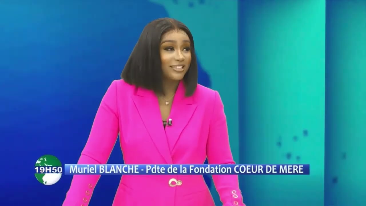 Fondation Coeur de Mère : Muriel Blanche annonce un gala de charité au journal 19h50 sur Canal 2