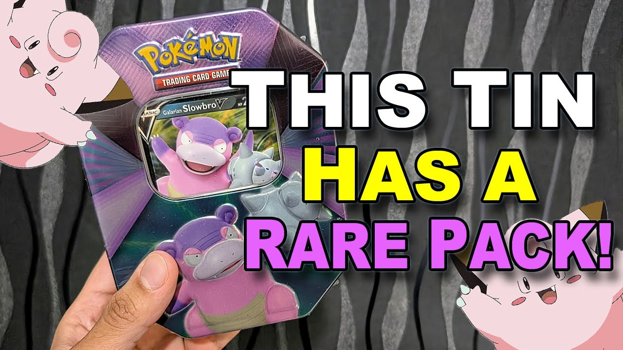 I Opened a Slowbro V Tin… and Found an Old RARE Pokémon Pack! 😲