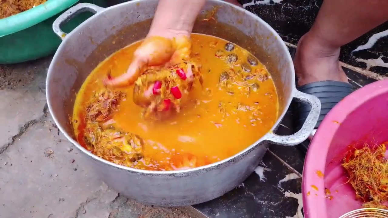 Приготовление супа с пальмовым маслом 🍲 — руководство для отдыха в Западной Африке, Либерия. #афр...