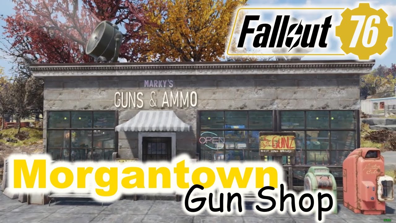 Fallout 76 Camp Build : Guns & Ammo Shop