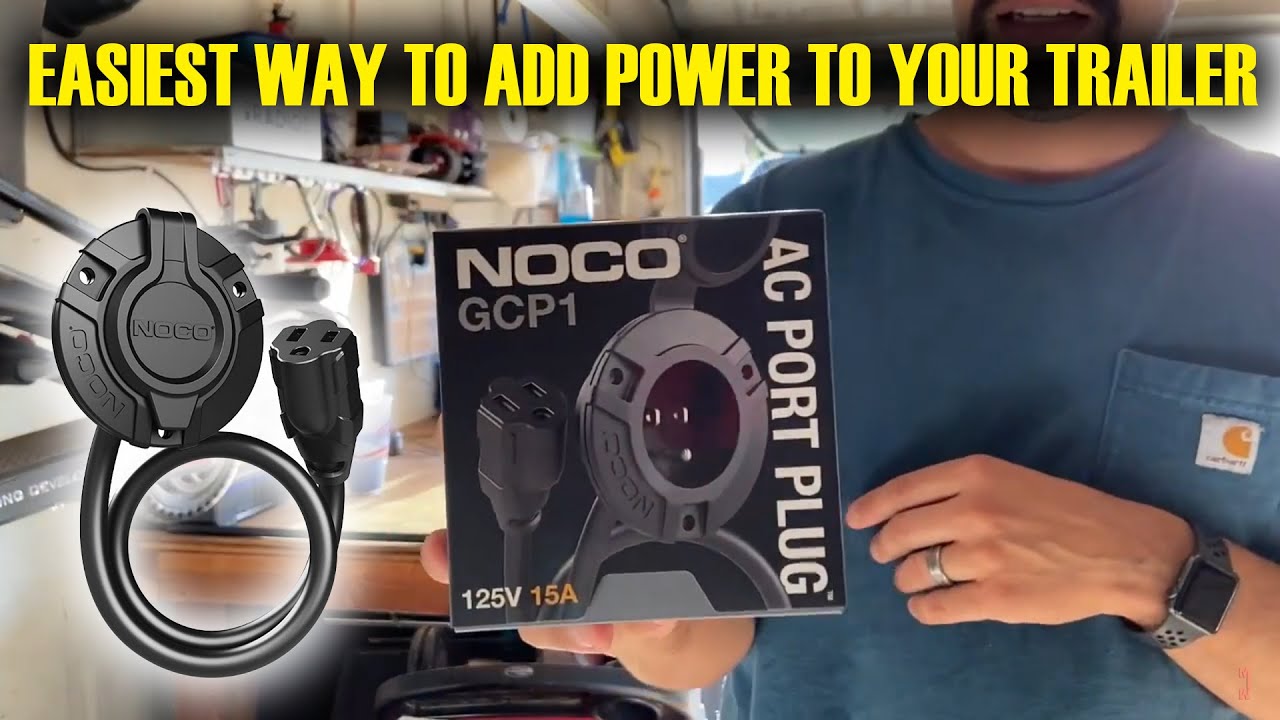 Easiest way to add power to your trailer. Power plug install.