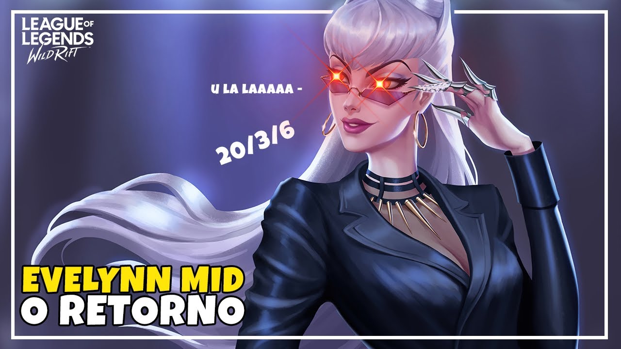 EVELYNN MID NA RANKED CONTRA VELHA COM ASMA - Wild Rift