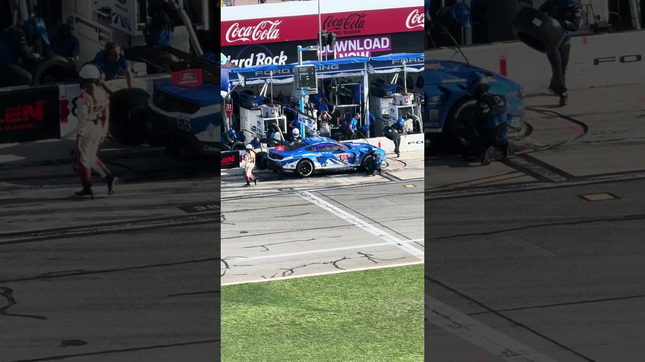 #65 Ford Racing Ford Mustang GT3 Pitstop - 2026 Rolex 24 at Daytona