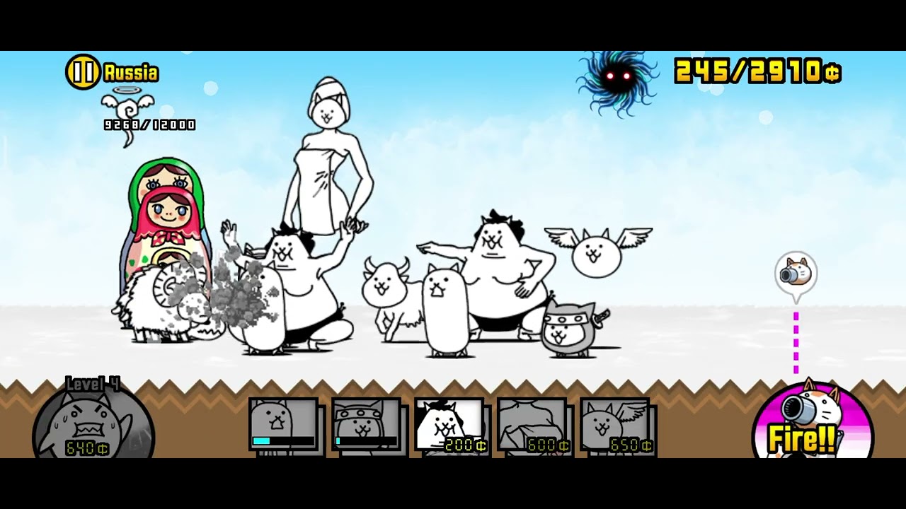 I didn't know Russia was this hard, hahahaha | The Battle Cats by Ponos