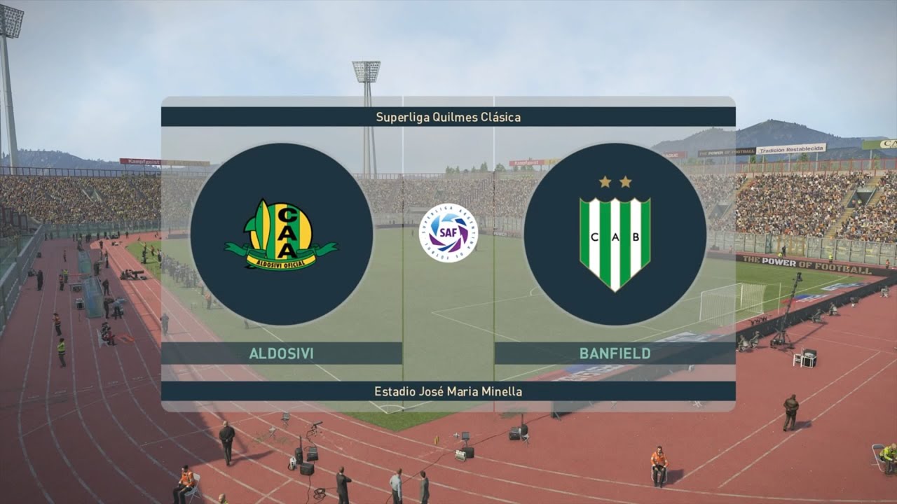ALDOSIVI VS BANFIELD SuperLiga Argentina fecha 11 PES 2019
