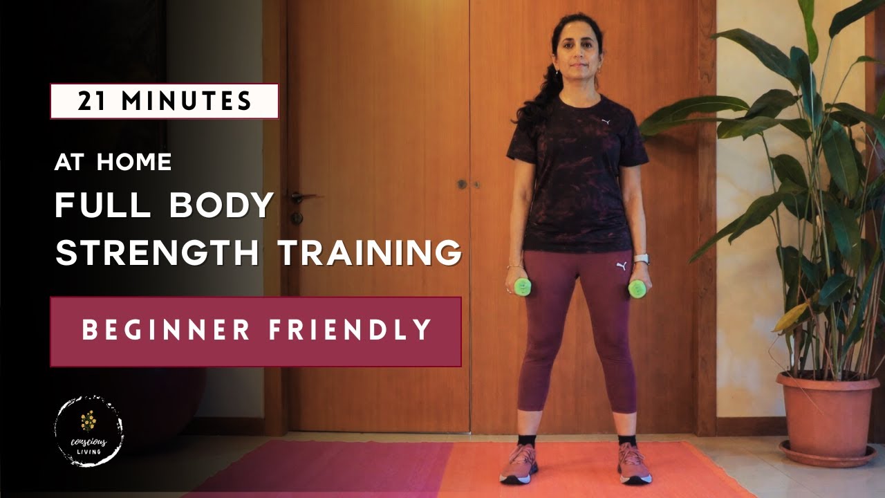 Full Body Strength Training at Home | Beginner Workout (21 Minutes)