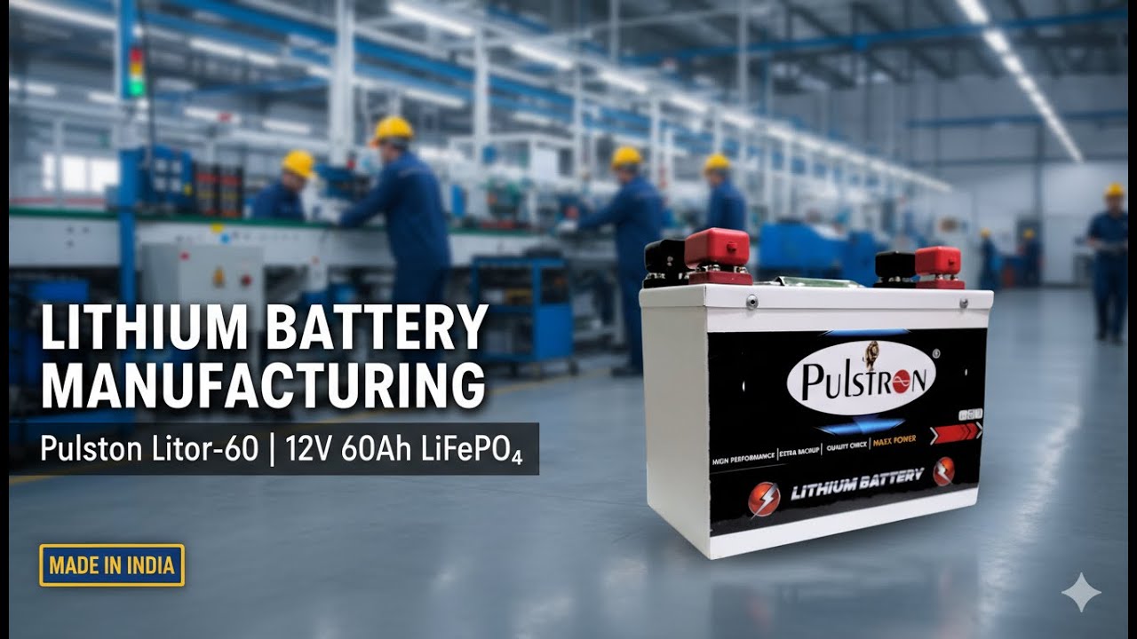 Pulstron Litor-60 12V 60Ah Lithium Battery Manufacturing | Inside Our Factory
