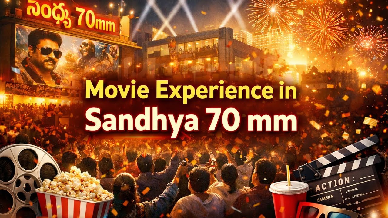 Movie Experience in Sandhya 70 mm 🎬🔥 | The Mass Theatre of Telugu Cinema