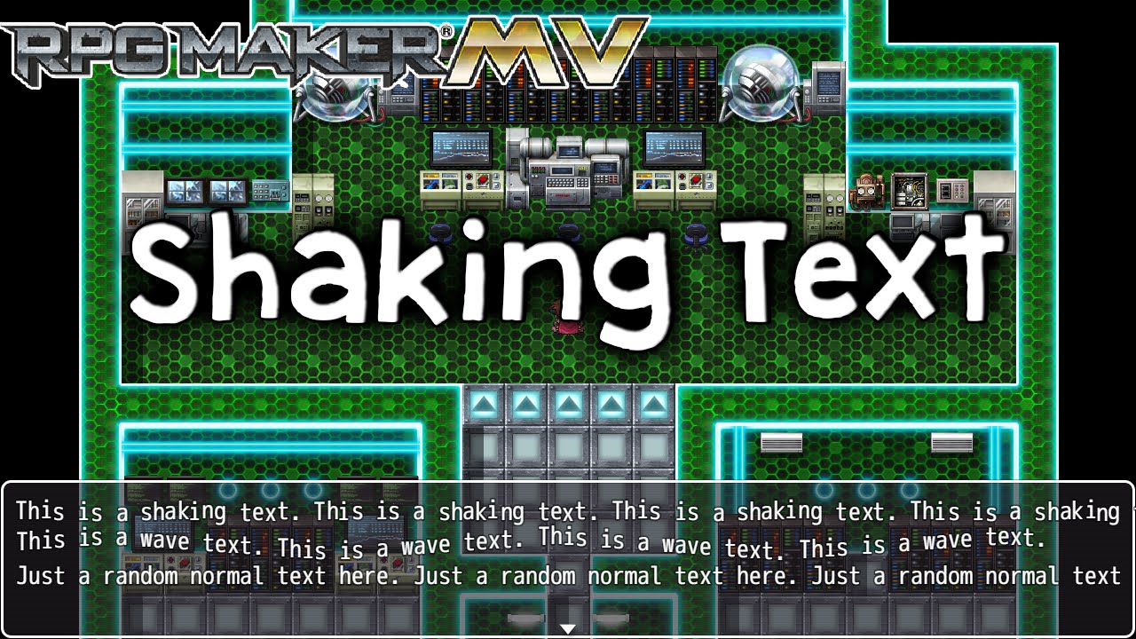 Плагин Shaking Text — RPG Maker MV