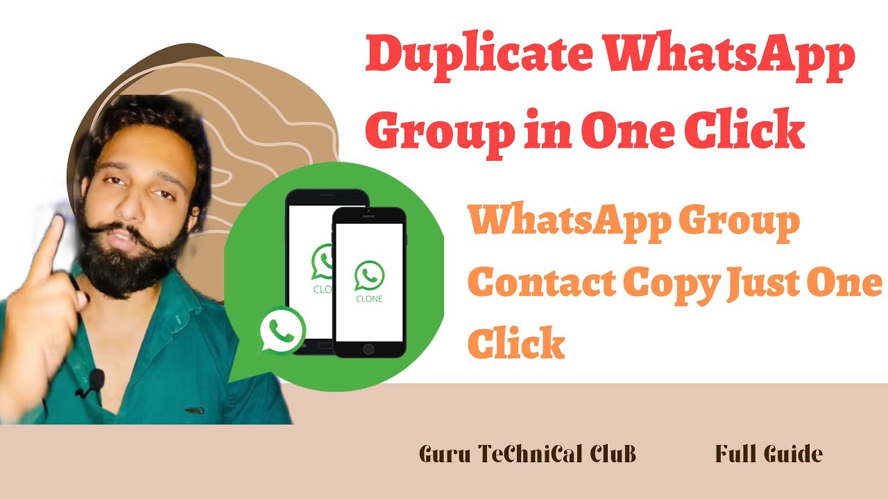Copy  WhatsApp Group just one click |whatapp group Copy  Contact in One click | clone whatapp grp
