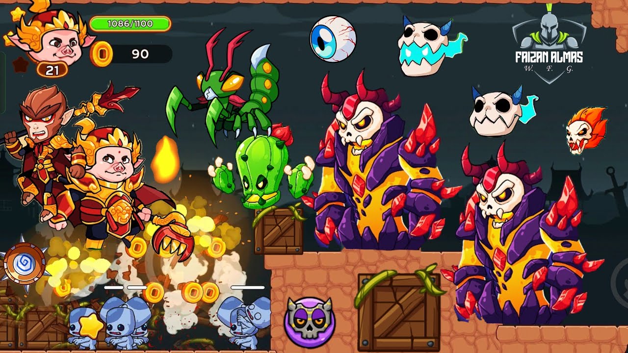 Monkey King Myth of Skull (Part 13) Warrior Bajie Skin | MGIF | Boss Fight | Gameplay WFG