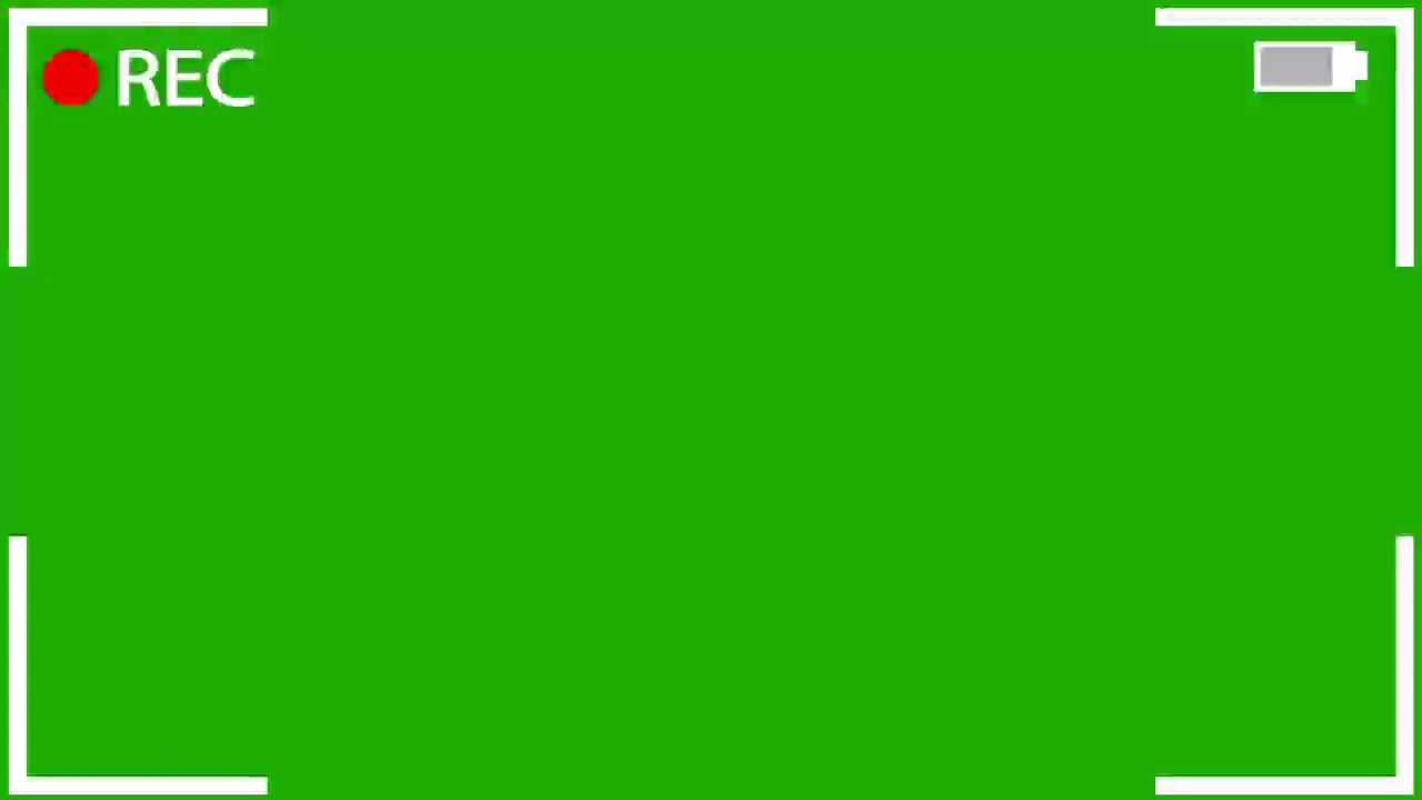 Camera Recording Green Screen Effect Free