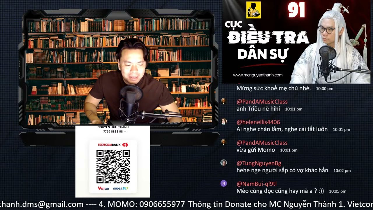 LIVESTREAM | CỤC ĐIỀU TRA DÂN SỰ - Phần 91 - nghe để dễ ngủ