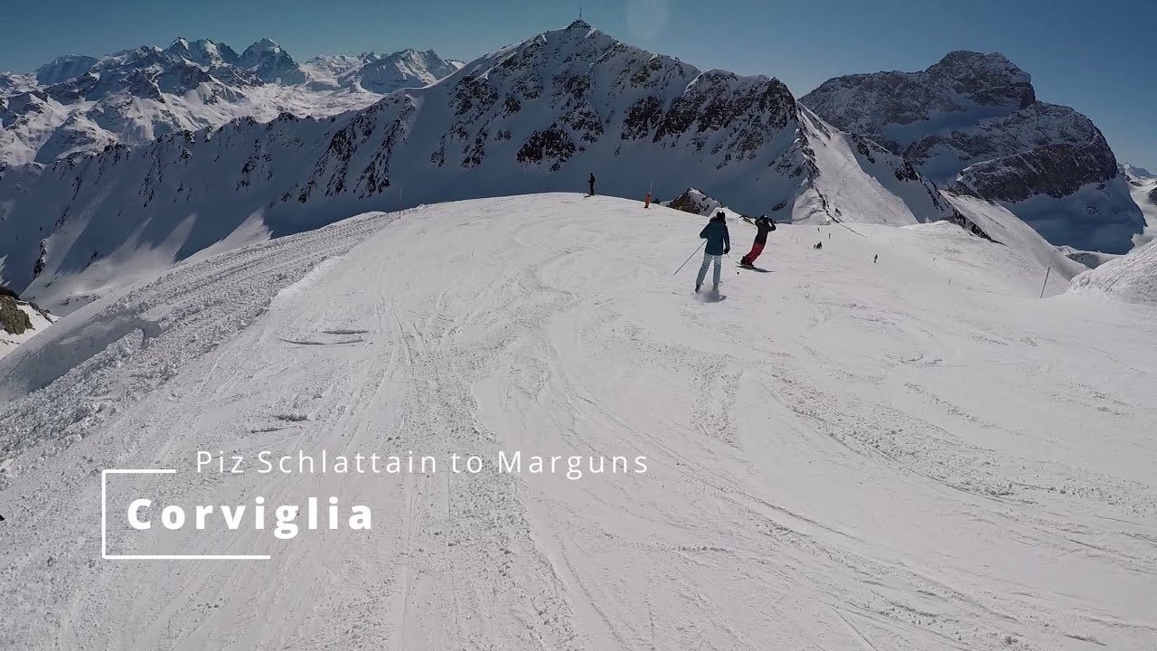 🇨🇭 St. Moritz Corviglia - Piz Schlattain to Marguns run#17 (Uncut) 4K