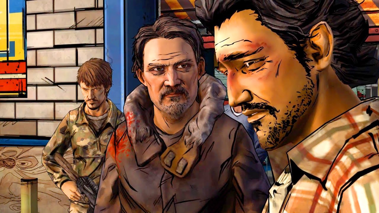Carver Forces Carlos to Hit His Daughter Sarah  (Walking Dead | Telltale Games)