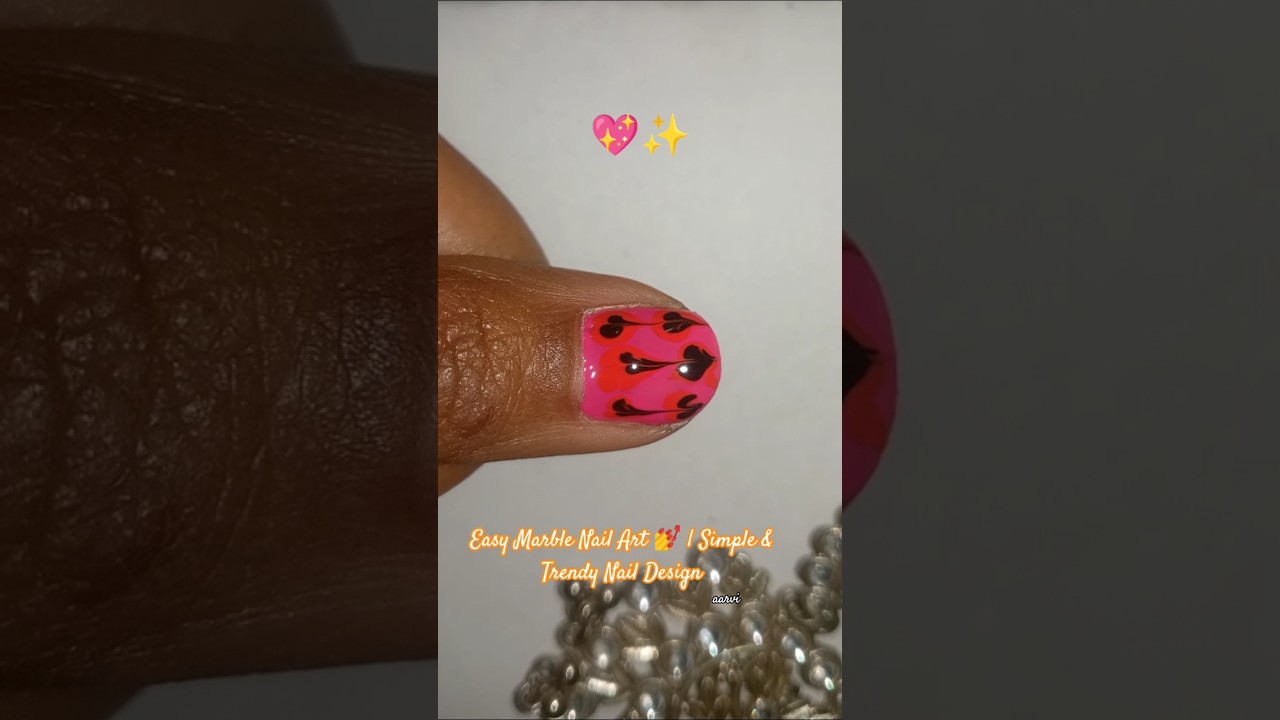 Easy Marble Nail Art 💅 | Simple & Trendy Nail Design 