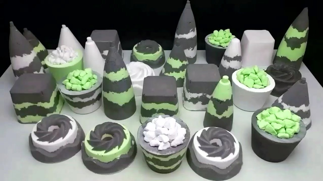 ASMR super satisfying baking soda | New color combination