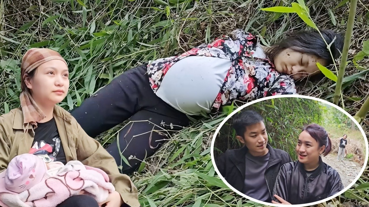 The girl's life became miserable from the moment she got pregnant and her husband had an affair