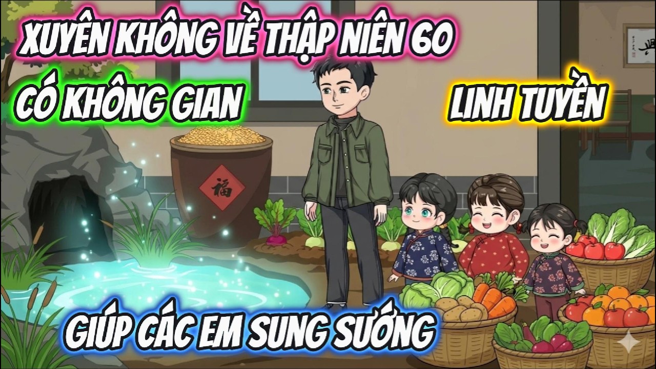 Xuyên Không Về Thập Niên 60, Có Không Gian Linh Tuyền Giúp Các Em Sung Sướng | Tiểu Hà Review
