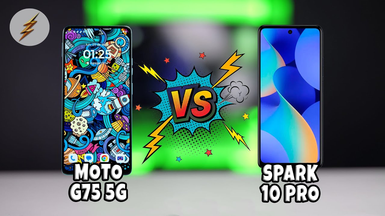 Moto G75 5G VS Spark 10 Pro | ¿Cuál es el Mejor? Comparativa Completa | Top Pulso