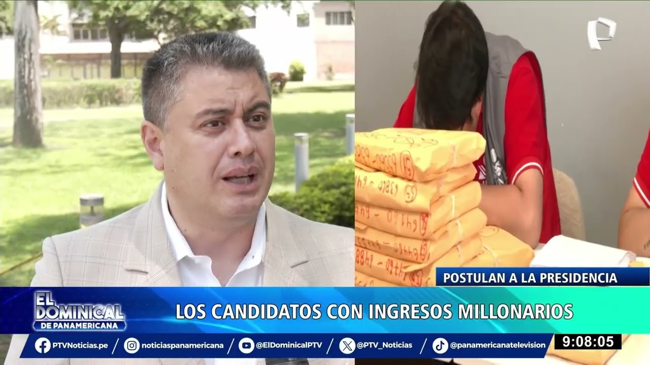 Los candidatos que postulan a la presidencia con ingresos millonarios