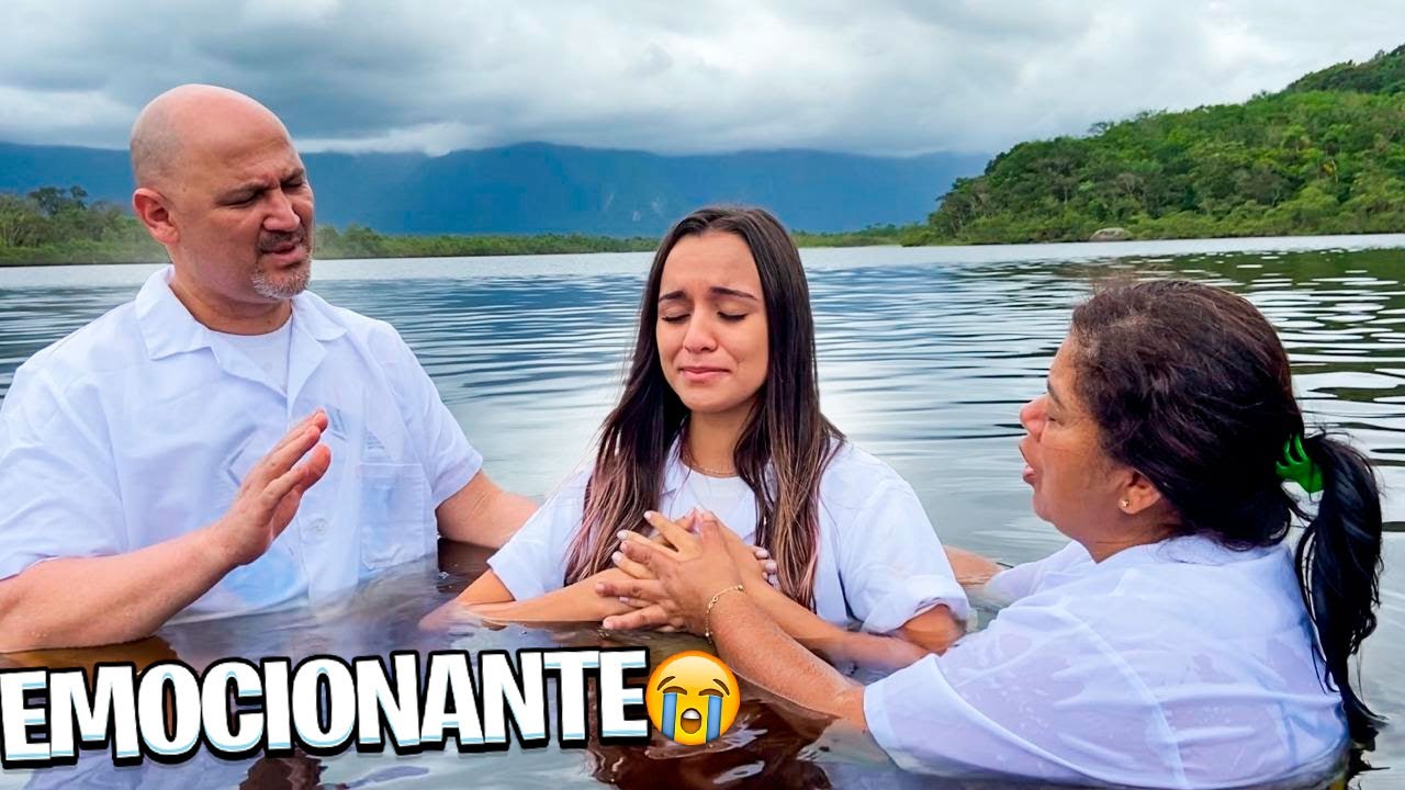 VLOG: MEU BATISMO NAS ÁGUAS! 😭
