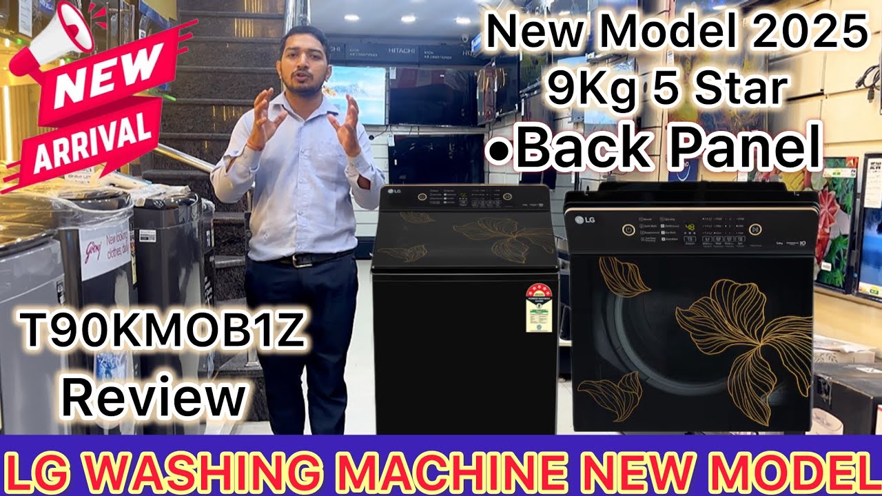 New Launch Lg 9Kg Ai Washing Machine Review Video 2025 | Lg 9Kg T90KMOB1Z Washing Machine 2025 Model