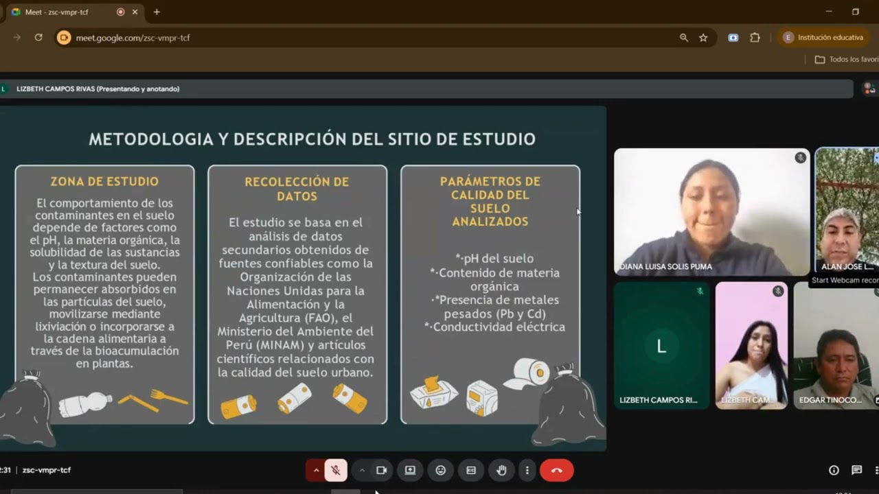 CONTAMINACIÓN DEL SUELO Y PROPUESTAS DE REMEDIACIÓN EN UNA ZONA URBANA DE HUANCAYO