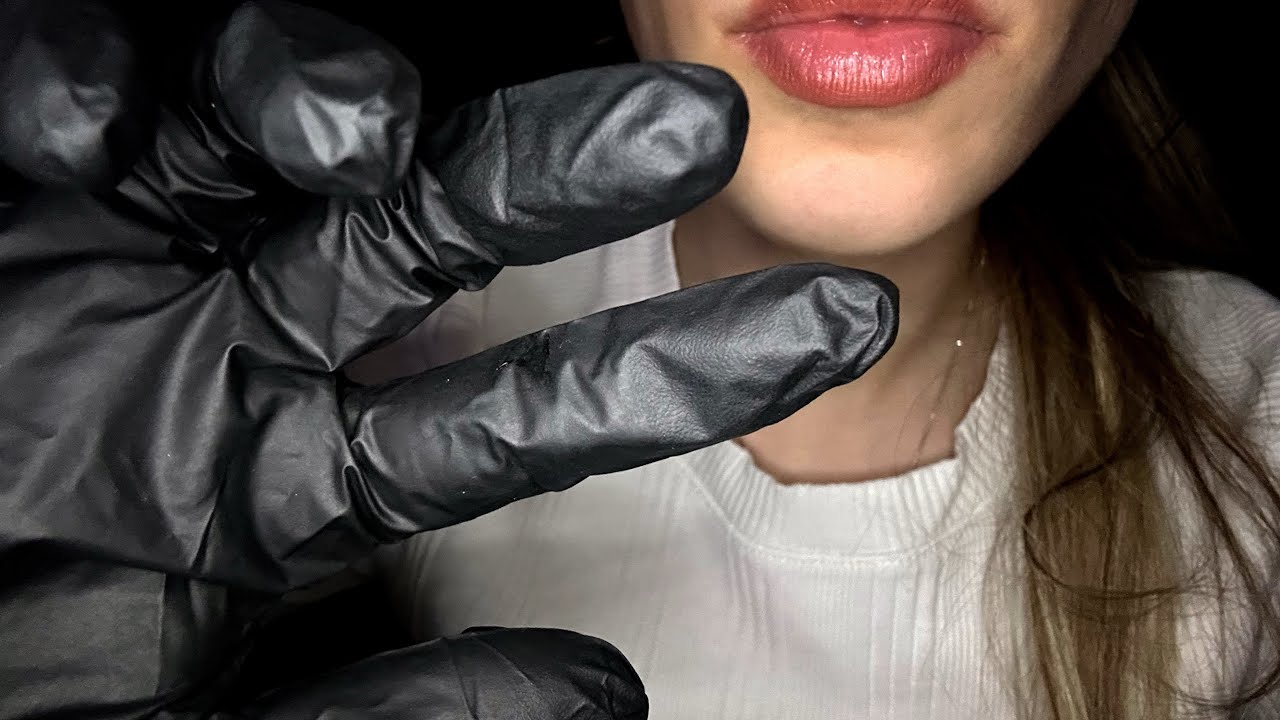 Latex Glove ASMR + Mouth Sounds (personal attention)