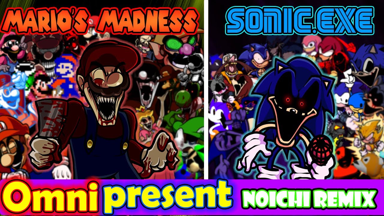 Omnipresent 'Noichi Remix' but it's Mario's Madness vs Sonic.exe