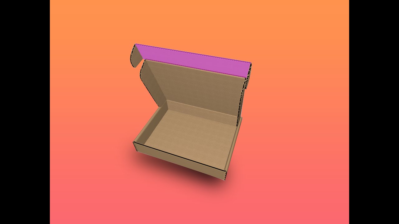 how to make eflute box dieline