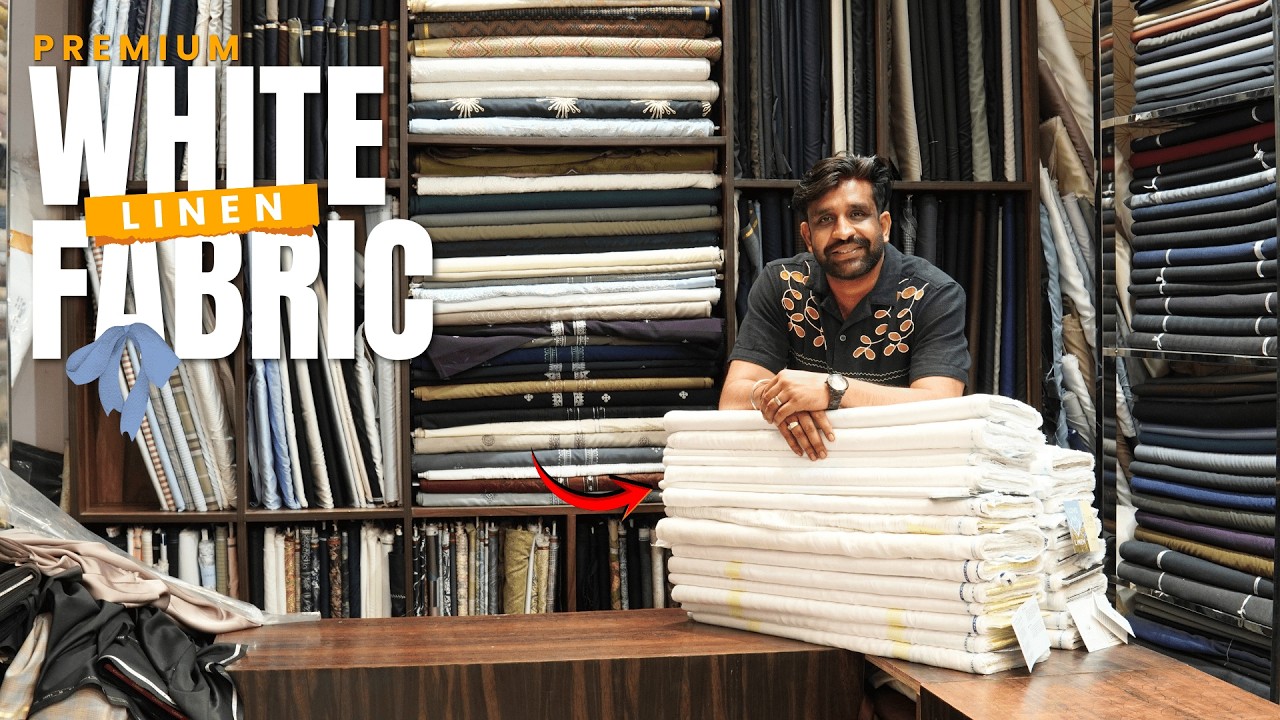 Premium White Linen Fabric | Premium Original Men’s Wear Fabrics