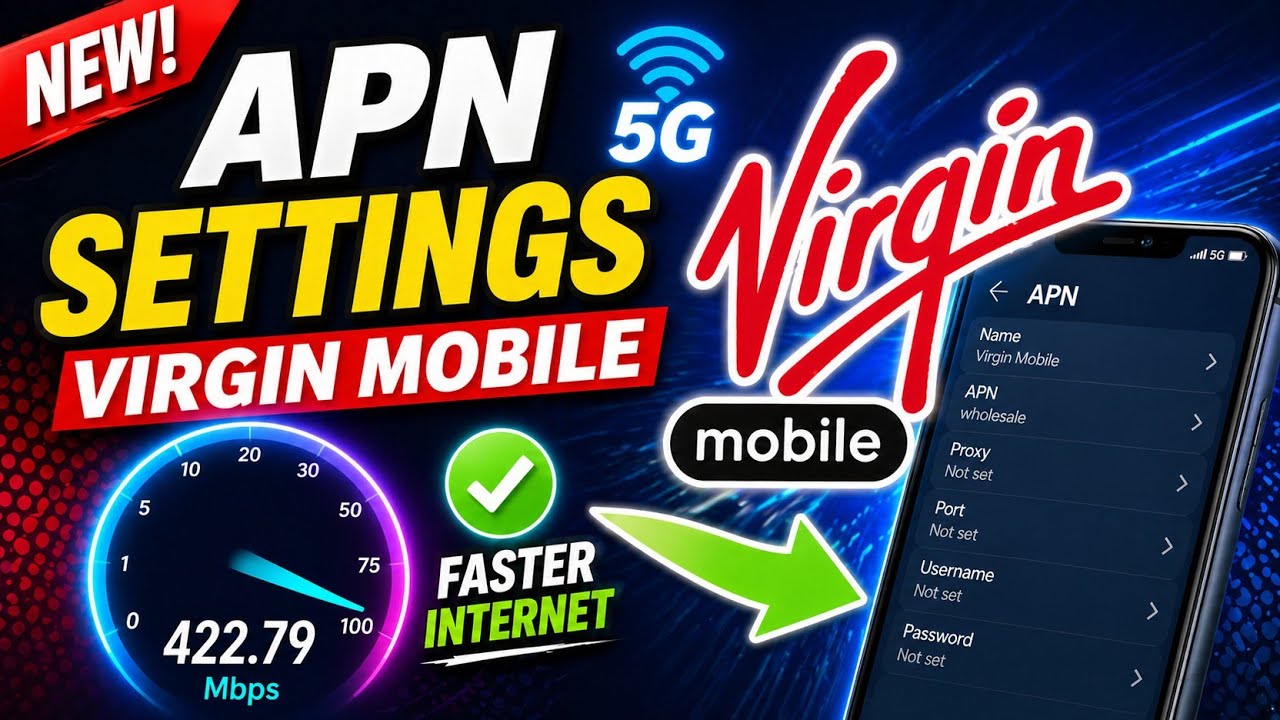 Best Virgin Mobile KSA 4G/5G APN Settings for High-Speed Internet