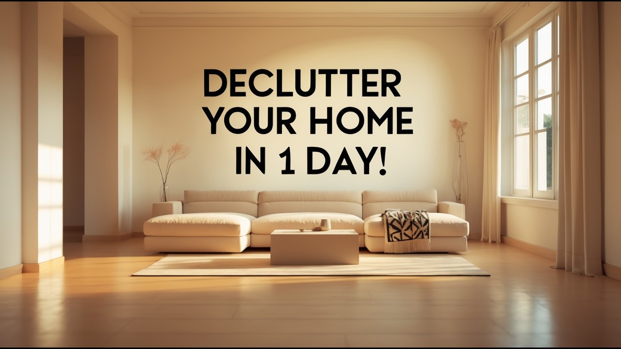 How to Declutter Your Home in One Day (Fast & Easy)