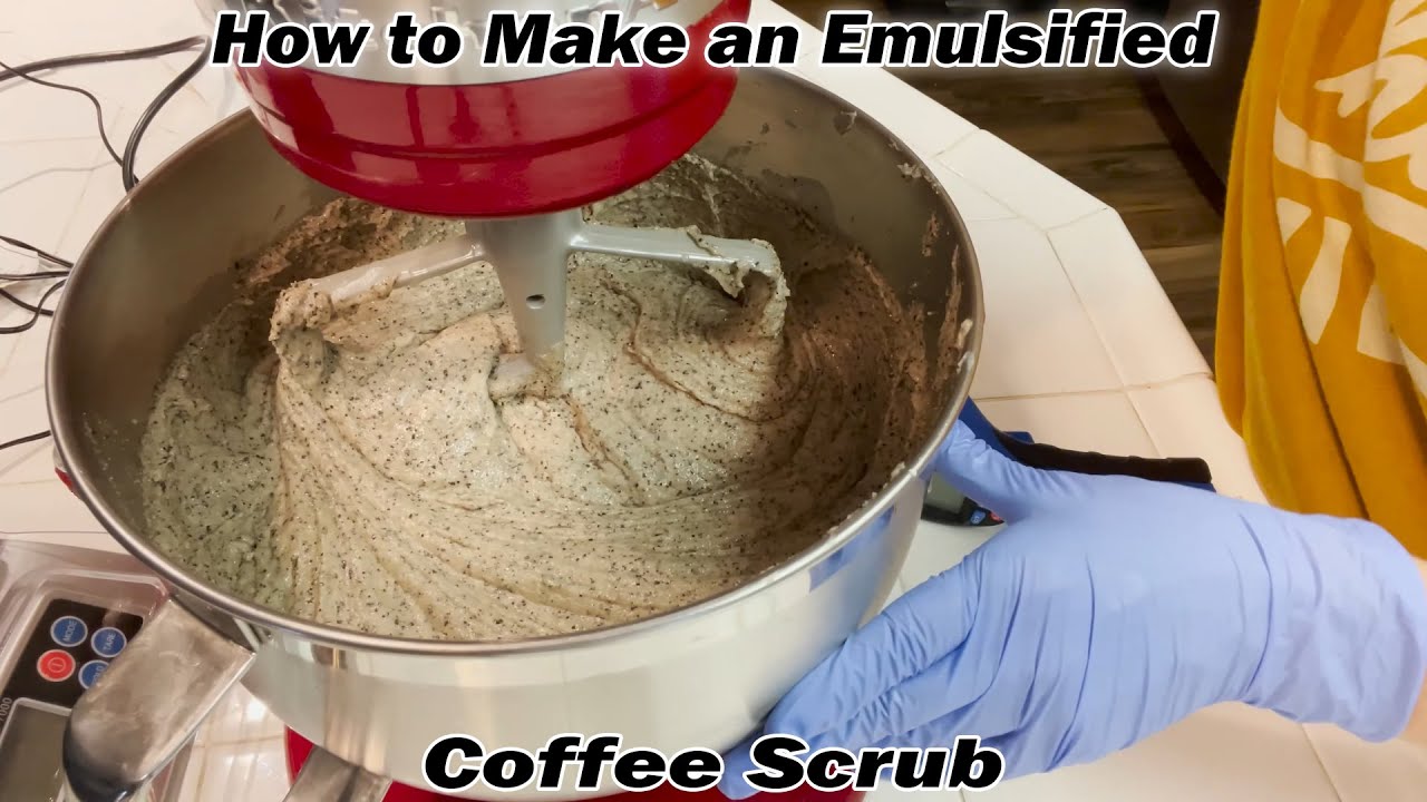 How To Make A Coffee Scrub (DIY Emulsified Coffee Scrub With Real Caffeine)