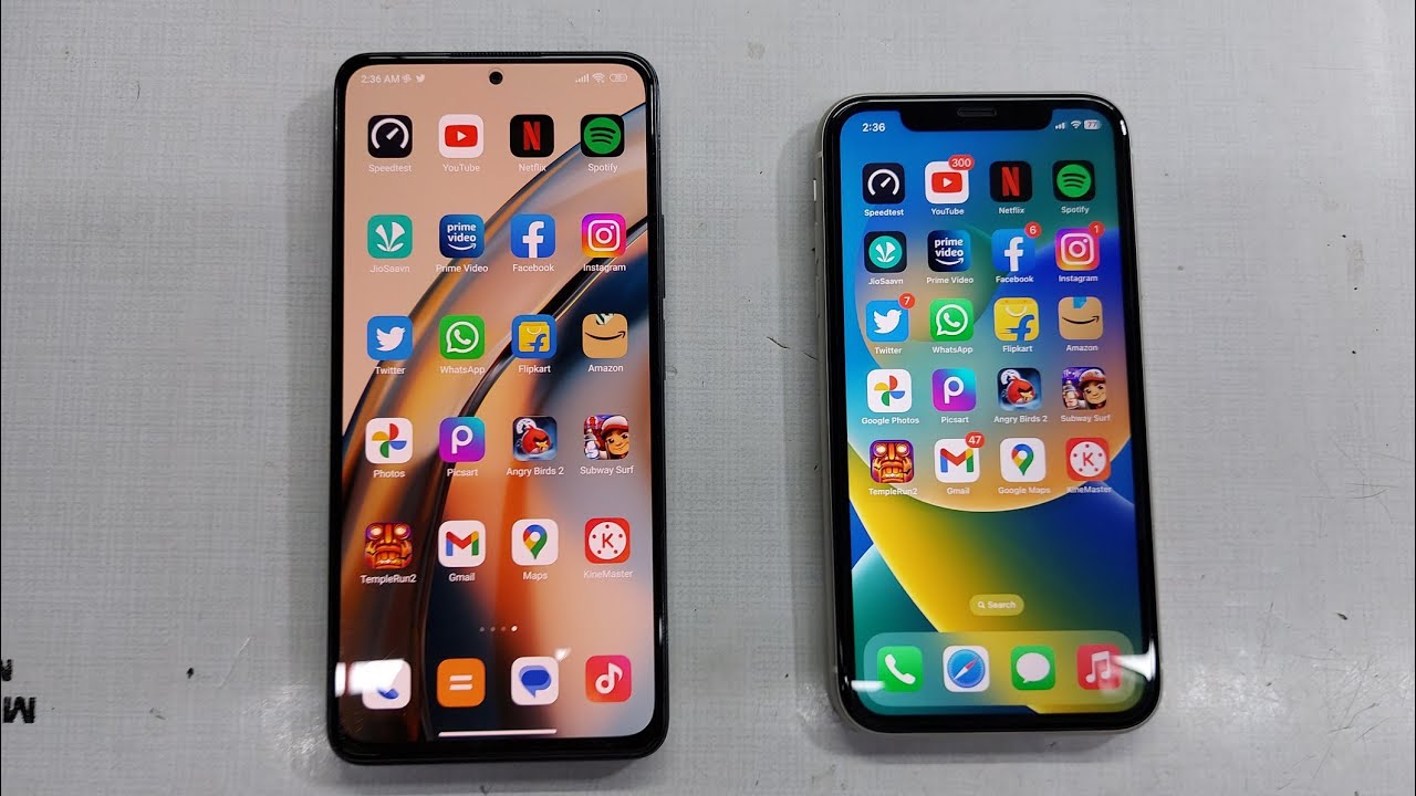 Mi 11i 5G Vs iPhone 11 Speed Test Comparison 🔥🔥🔥